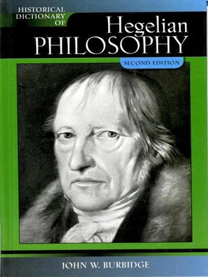 cover image of Historical Dictionary of Hegelian Philosophy